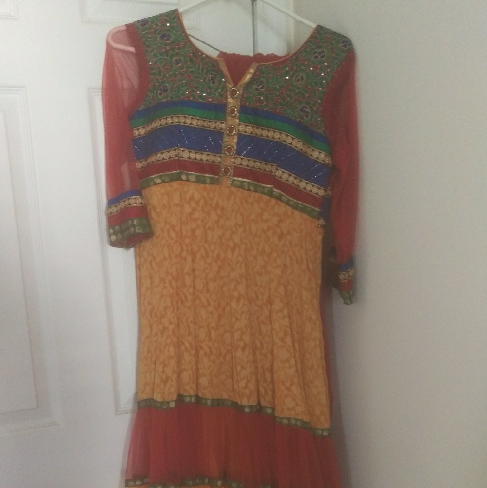 Colorful Pakistani dress